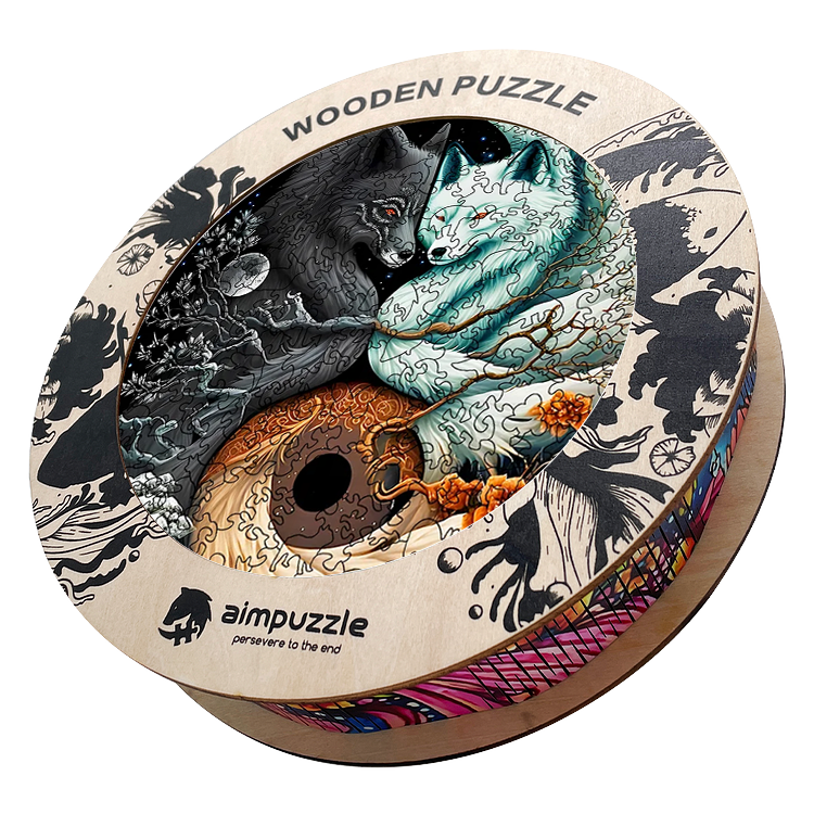 Blazing Red Eyed Fox Wooden Jigsaw Puzzle - aimpuzzle