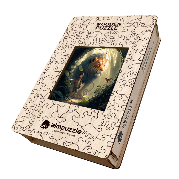 The Lions Companion Wooden Jigsaw Puzzle - aimpuzzle