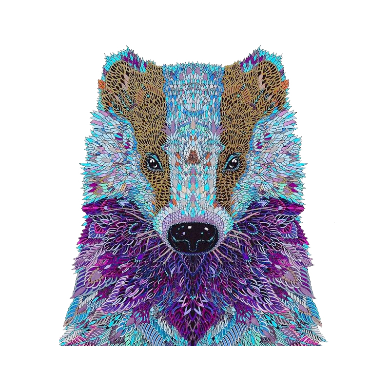 Badger Wooden Jigsaw Puzzle - aimpuzzle