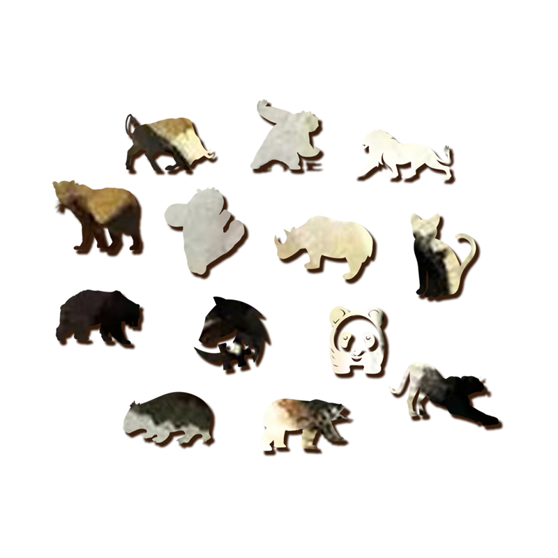Panda Wooden Jigsaw Puzzle - aimpuzzle