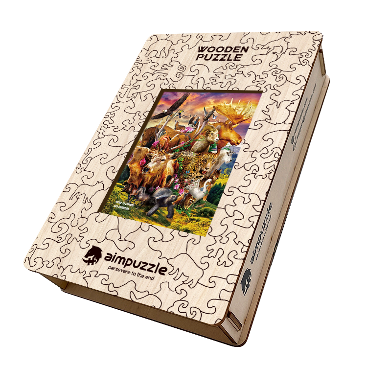Animal World Wooden Jigsaw Puzzle - aimpuzzle