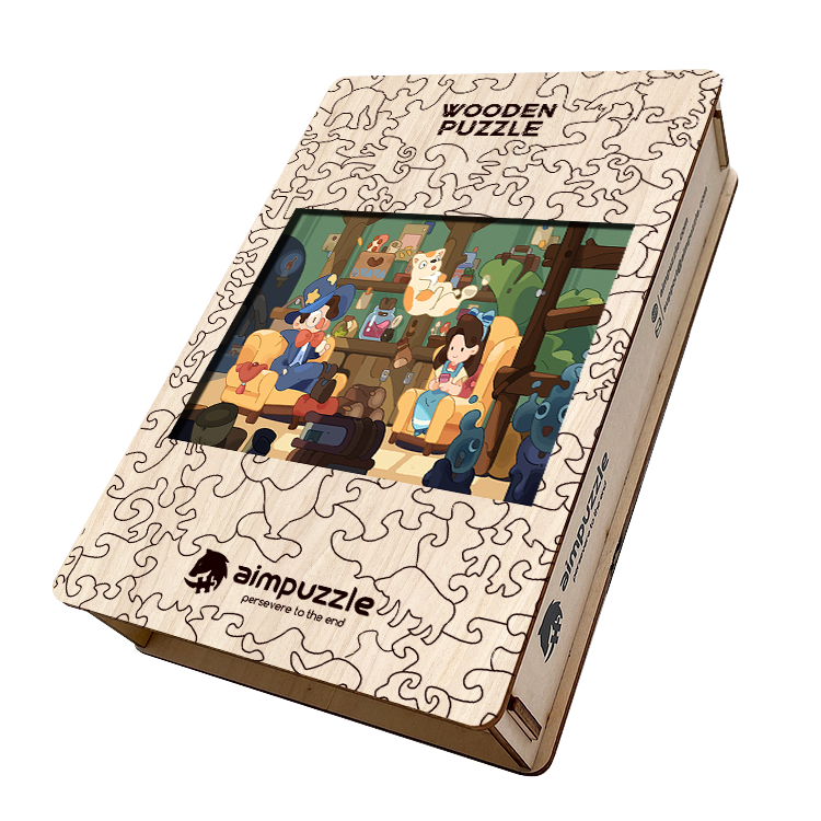 Tea Time Wooden Jigsaw Puzzle - aimpuzzle