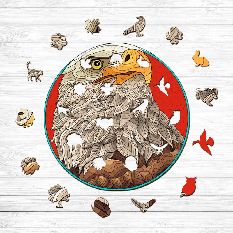Eagle Wooden Jigsaw Puzzle - aimpuzzle