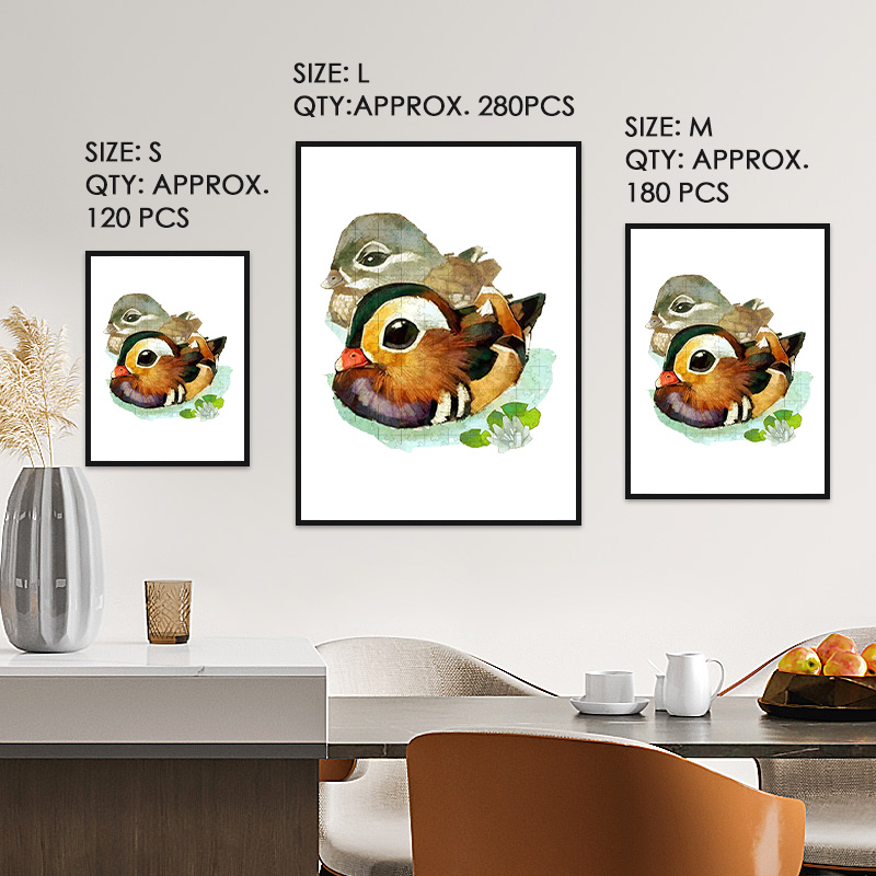 Mandarin Duck Wooden Jigsaw Puzzle - aimpuzzle