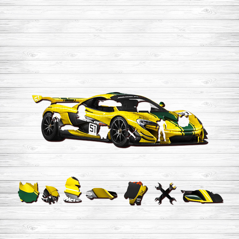 McLaren P1 Wooden Jigsaw Puzzle - aimpuzzle