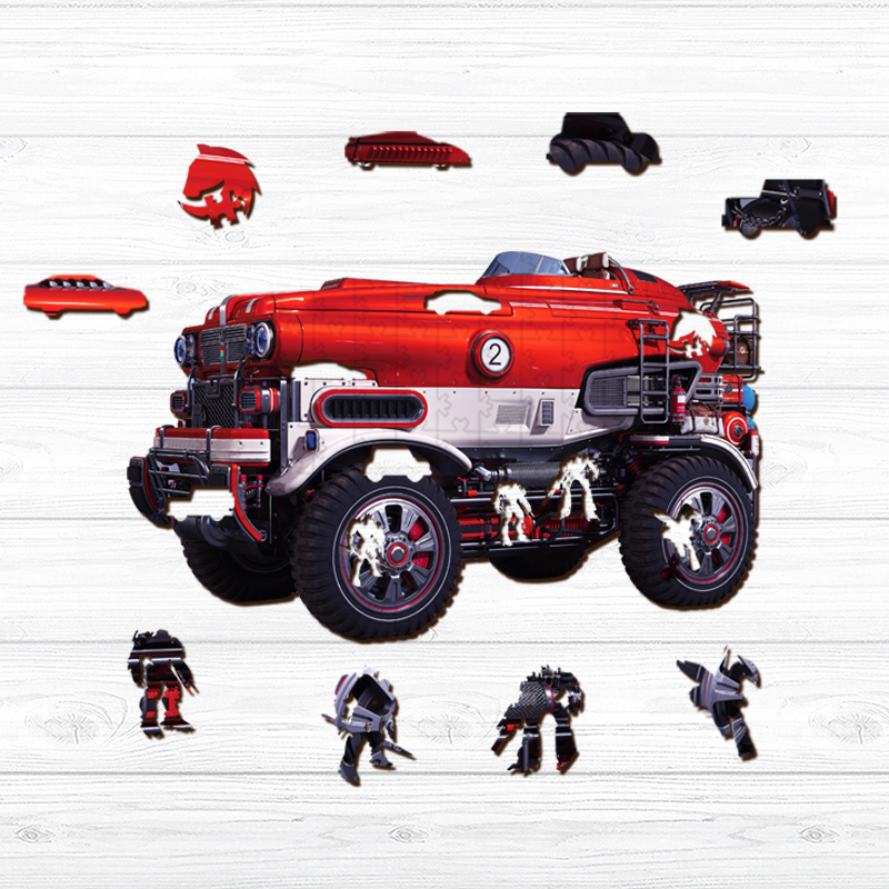 LandWhale Car Wooden Jigsaw Puzzle - aimpuzzle