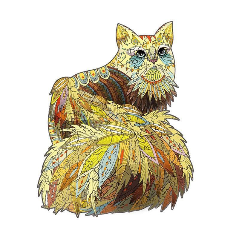 Persian Cat Wooden Jigsaw Puzzle - aimpuzzle