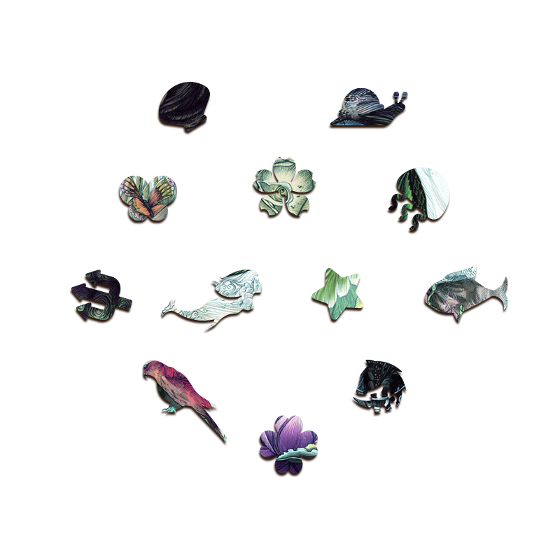 Yin Yang Angel and Devil Wooden Jigsaw Puzzle - aimpuzzle