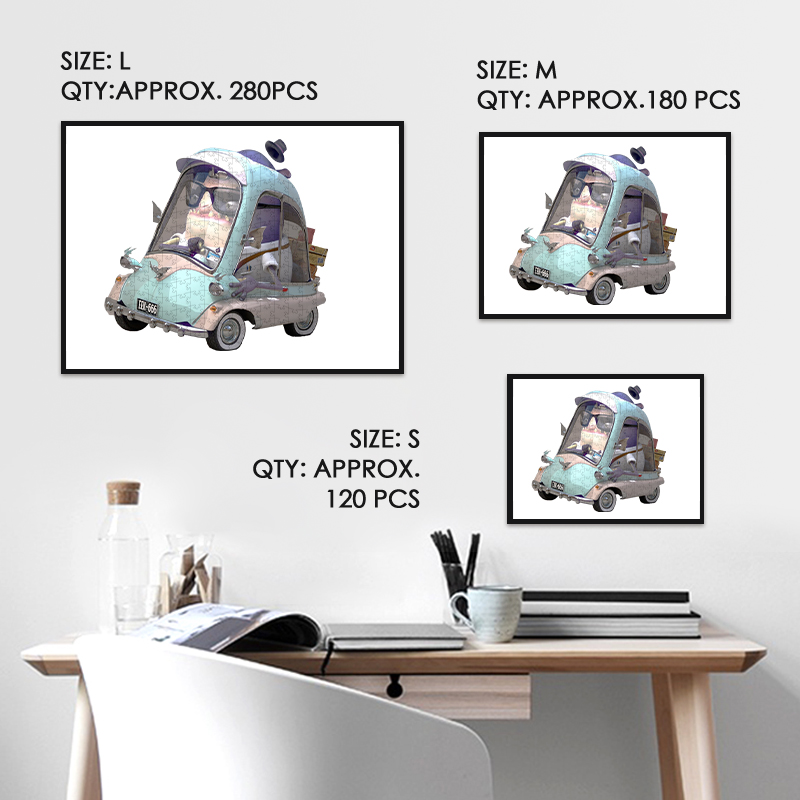 Monster Car Wooden Jigsaw Puzzle - aimpuzzle