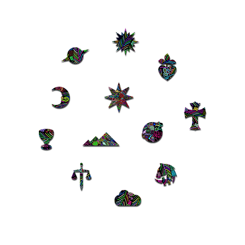 Infinite Feather Art Wooden Jigsaw Puzzle - aimpuzzle