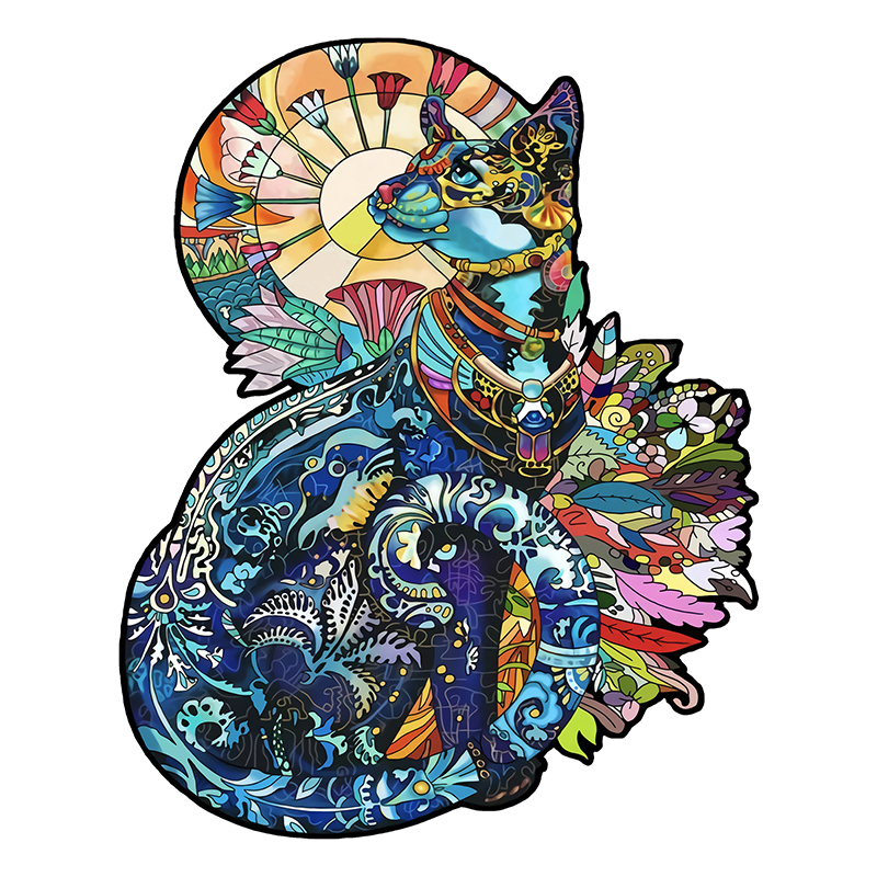 Leopard Cat Wooden Jigsaw Puzzle - aimpuzzle