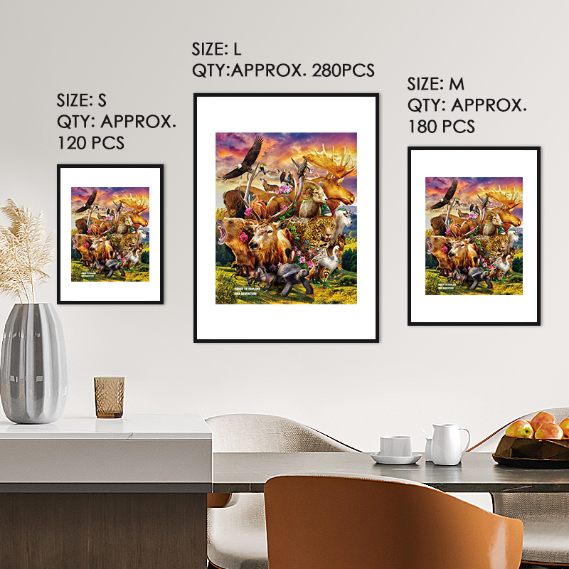 Animal World Wooden Jigsaw Puzzle - aimpuzzle