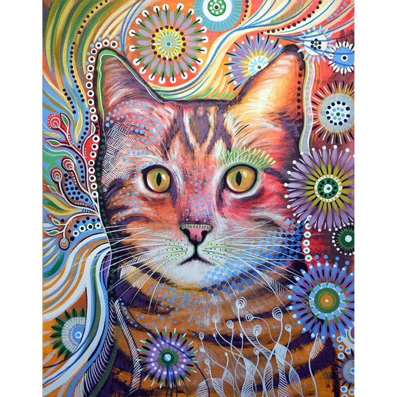 Tabby Cat Wooden Jigsaw Puzzle - aimpuzzle