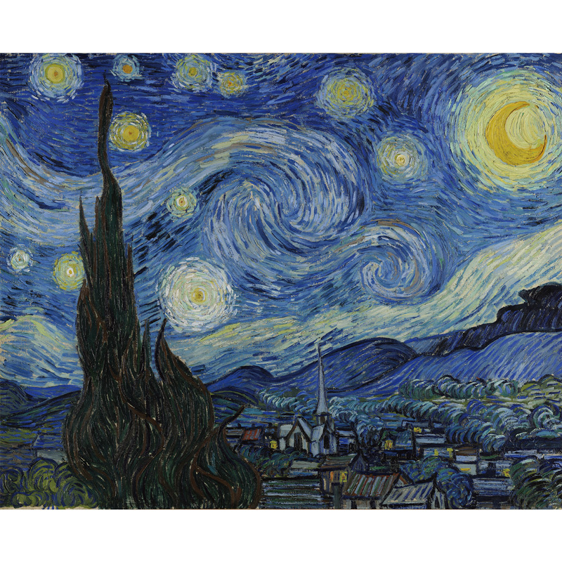 Van Gogh Starry Night Wooden Jigsaw Puzzle - aimpuzzle