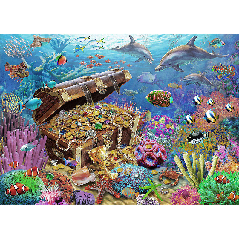 Undersea Treasure Wooden Jigsaw Puzzle - aimpuzzle