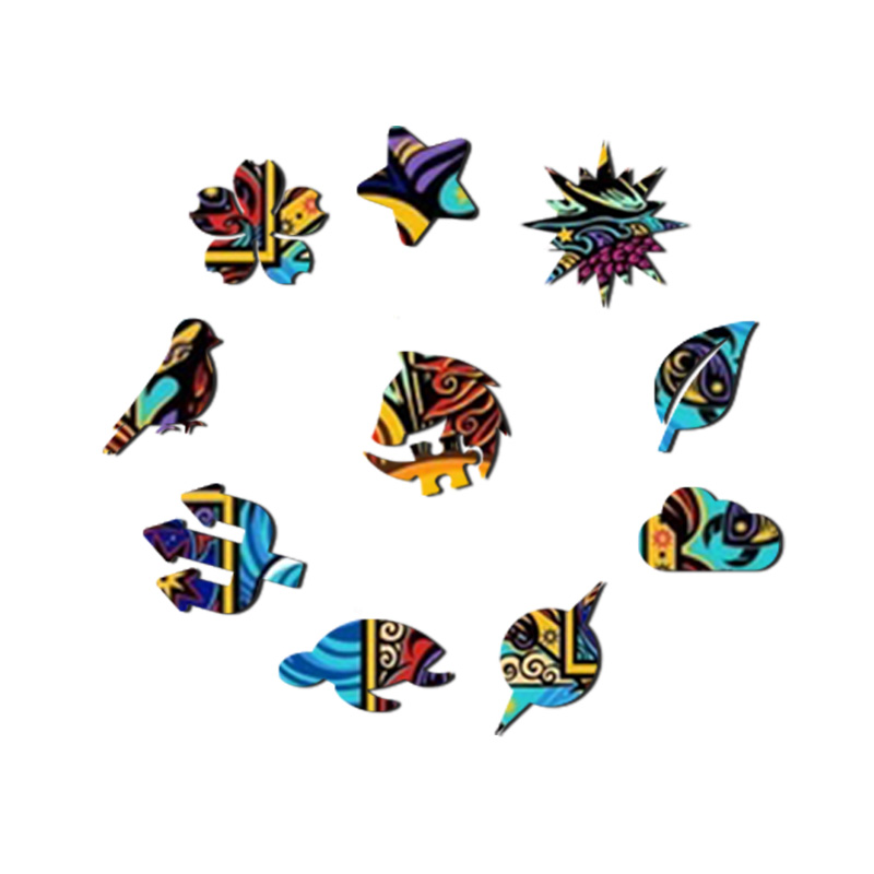 Sun Dragon Wooden Jigsaw Puzzle - aimpuzzle