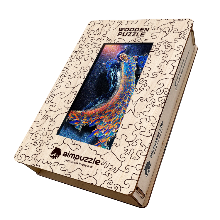 Peacock Wooden Jigsaw Puzzle - aimpuzzle