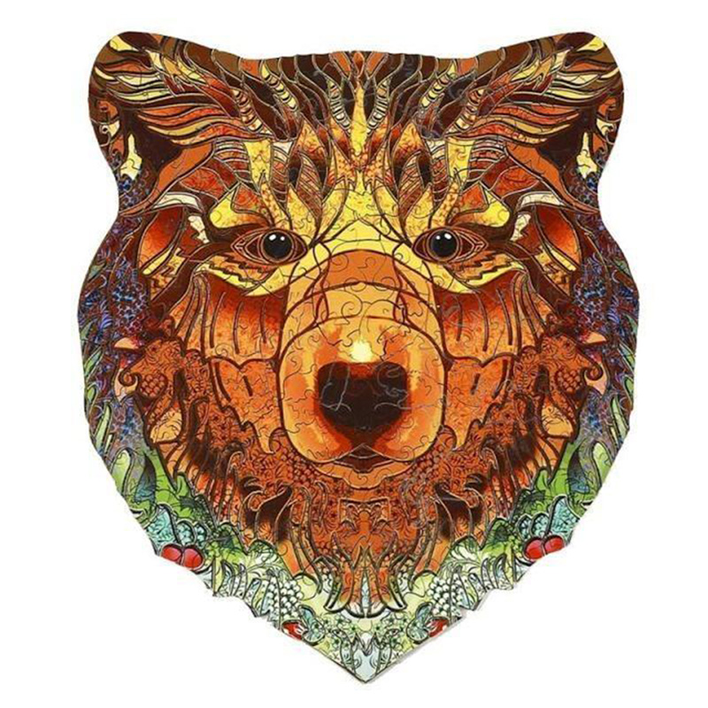 Bear Wooden Jigsaw Puzzle - aimpuzzle
