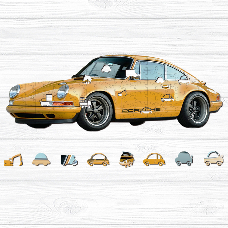 Porsche 911 Wooden Jigsaw Puzzle - aimpuzzle