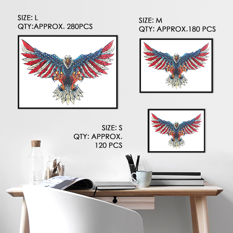Bald Eagle Wooden Jigsaw Puzzle - aimpuzzle