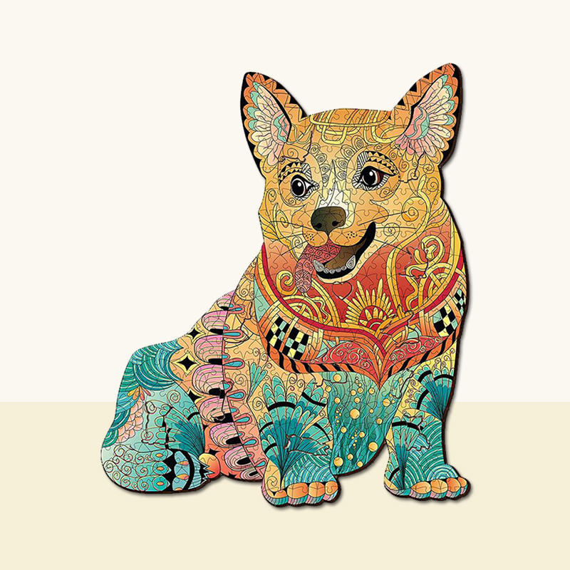 Corgi Dog Wooden Jigsaw Puzzle - aimpuzzle