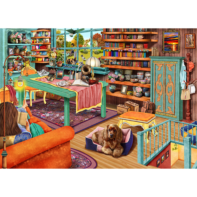 Vacation Cottage Wooden Jigsaw Puzzle - aimpuzzle