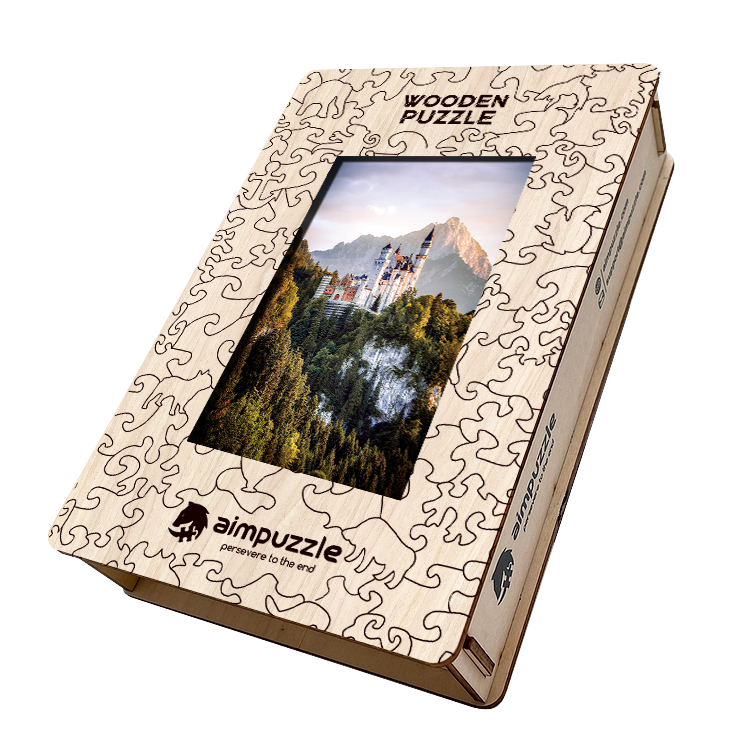 Neuschwanstein Castle Wooden Jigsaw Puzzle - aimpuzzle
