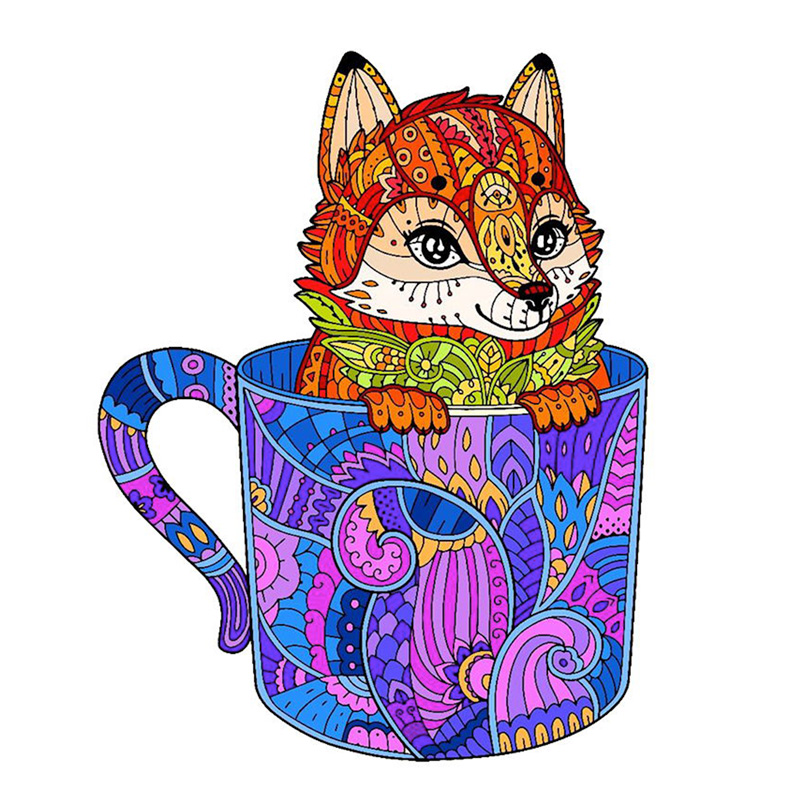 Little Fox Wooden Jigsaw Puzzle - aimpuzzle