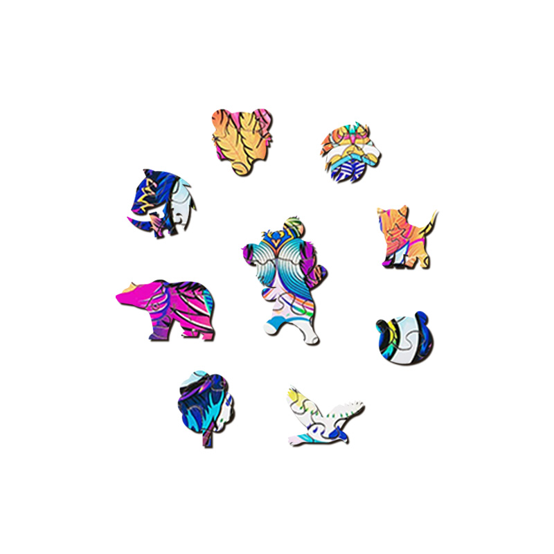 Cute Panda Wooden Jigsaw Puzzle - aimpuzzle