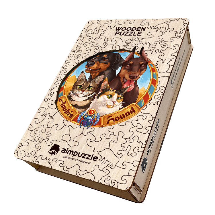 Cats and dogs Wooden Jigsaw Puzzle - aimpuzzle