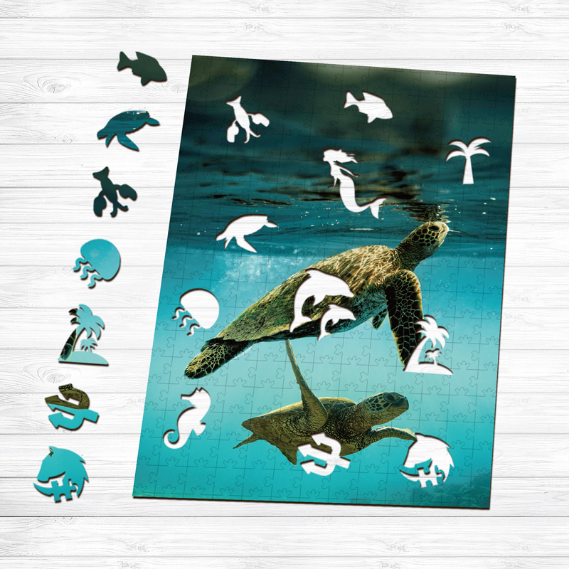 Sea Turtles Wooden Jigsaw Puzzle - aimpuzzle