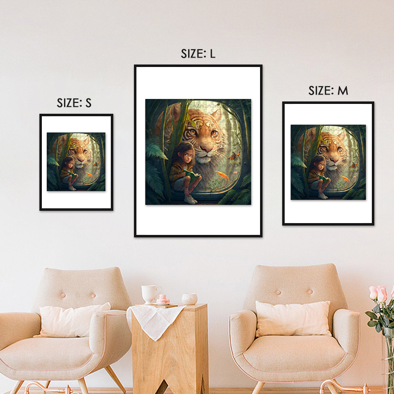 Tiger's Friend Wooden Jigsaw Puzzle - aimpuzzle