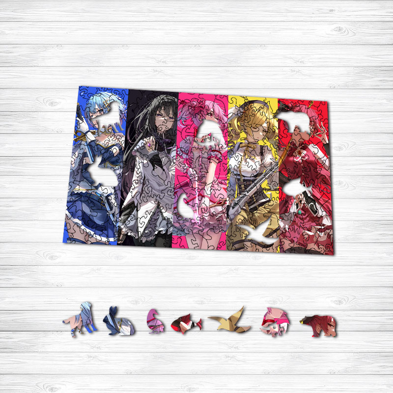 Madoka Magica Wooden Jigsaw Puzzle - aimpuzzle