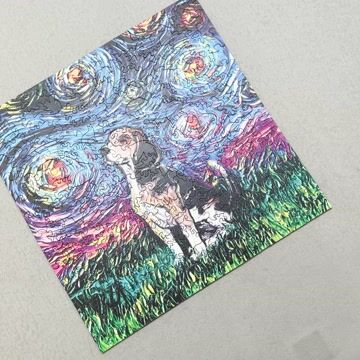 Van Gogh Beagle Dog Wooden Jigsaw Puzzle - aimpuzzle