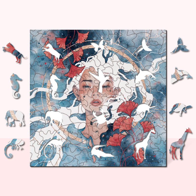 Nature Goddess Wooden Jigsaw Puzzle - aimpuzzle